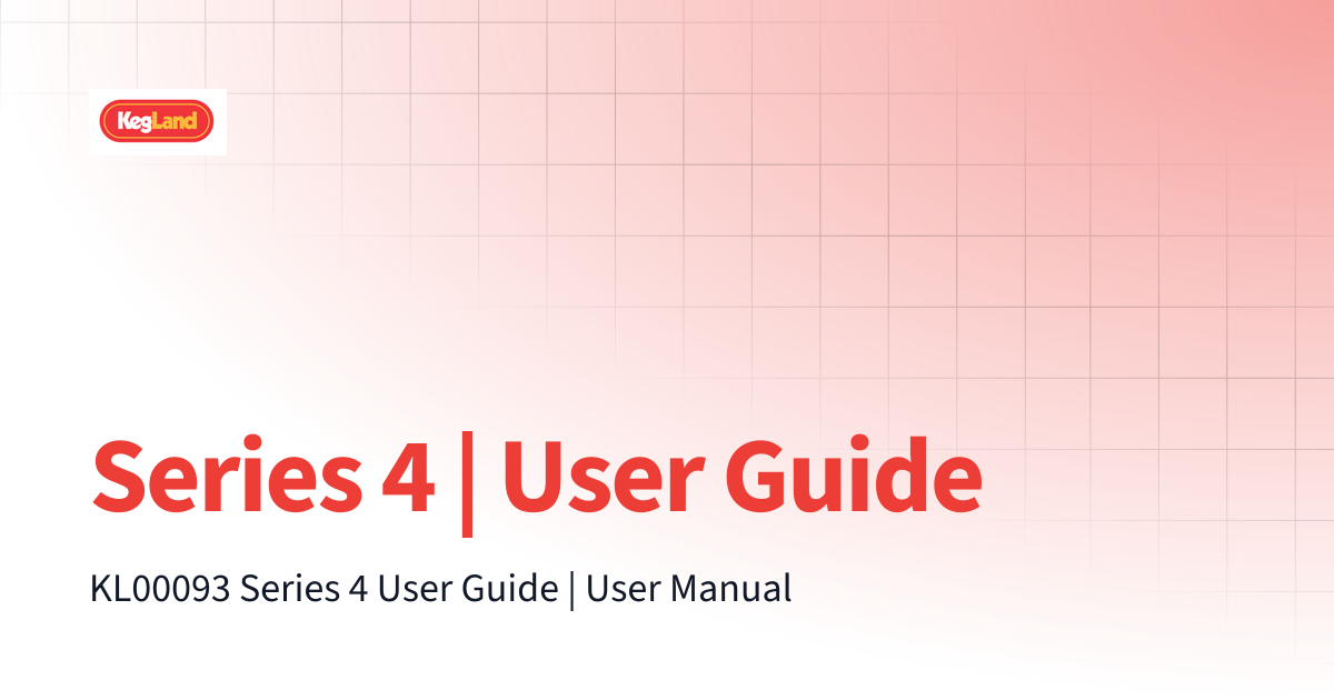 Series 4 | User Guide | Product Documentation