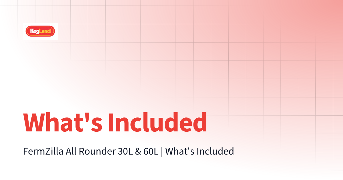What's Included | Product Documentation