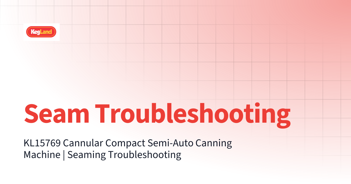 Seam Troubleshooting | Product Documentation